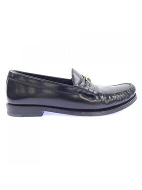 Celine | Shoes | Celine Black Leather Kiltie Loafers With  display picture 2